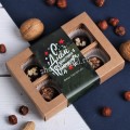 Подарок Набор шоколадных конфет ручной работы 6 шт, крафт